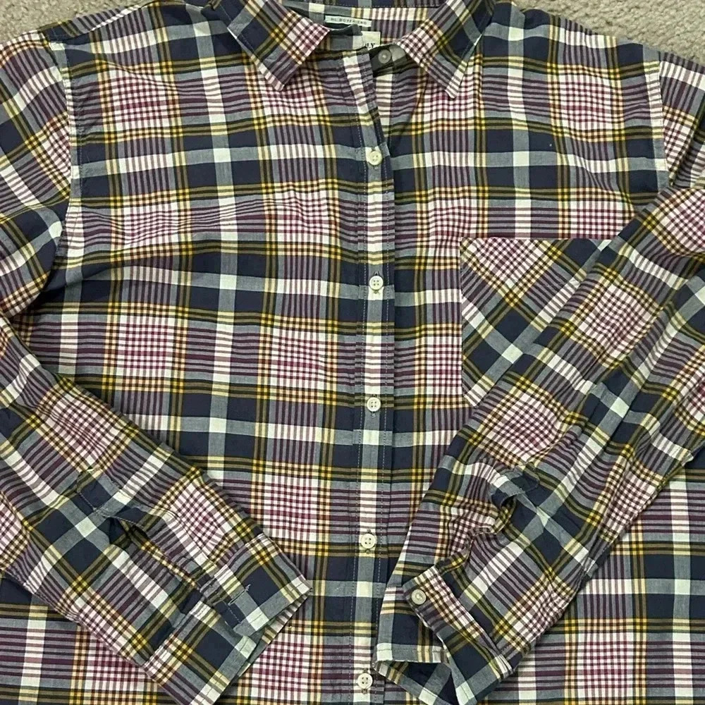 Ralph Lauren Denim & Supply Women’s XL RL Boyfriend Plaid Shirt - Picture 7 of 7